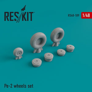 RESKIT RS48-0189 Jeu de roues Pe-2 1/48