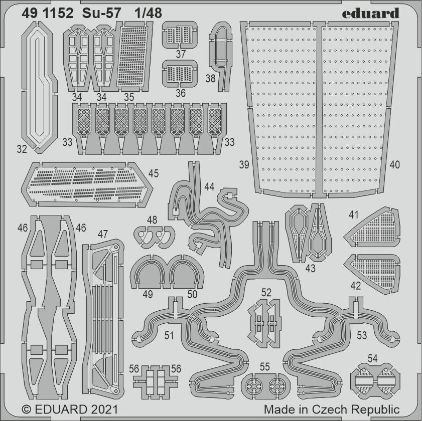 Eduard 491152 Su-57 pour ZVEZDA 1/48