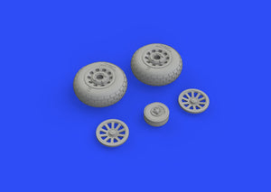 Roues Eduard 648989 P-51B/C à bande de roulement EDUARD 1/48  – image 4
