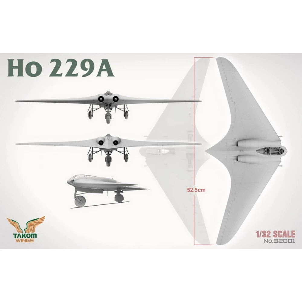 Takom 32001W Coffret Ho 229 - Ho 229A + Ho 229B + Ho 229 Pilot (Edition Limitée) 1/32  – image 7