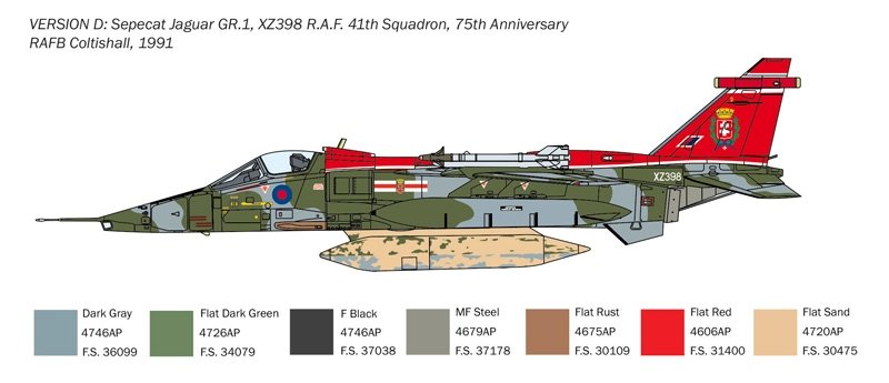 Italeri 1459 Jaguar GR.1/GR.3 RAF 1/72 – image 8