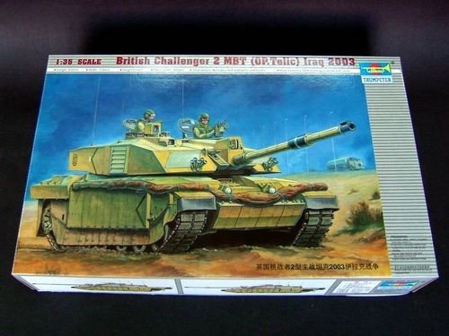 Trumpeter 00323 Char de combat principal britannique Challenger 2 (OP. Telic) Irak 2003 (1/35) – image 2