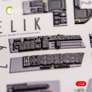 KELIK K48065 Décalcomanies 3D pour intérieur du F-18C Hornet, pour maquette Hasegawa au 1/48 – image 6