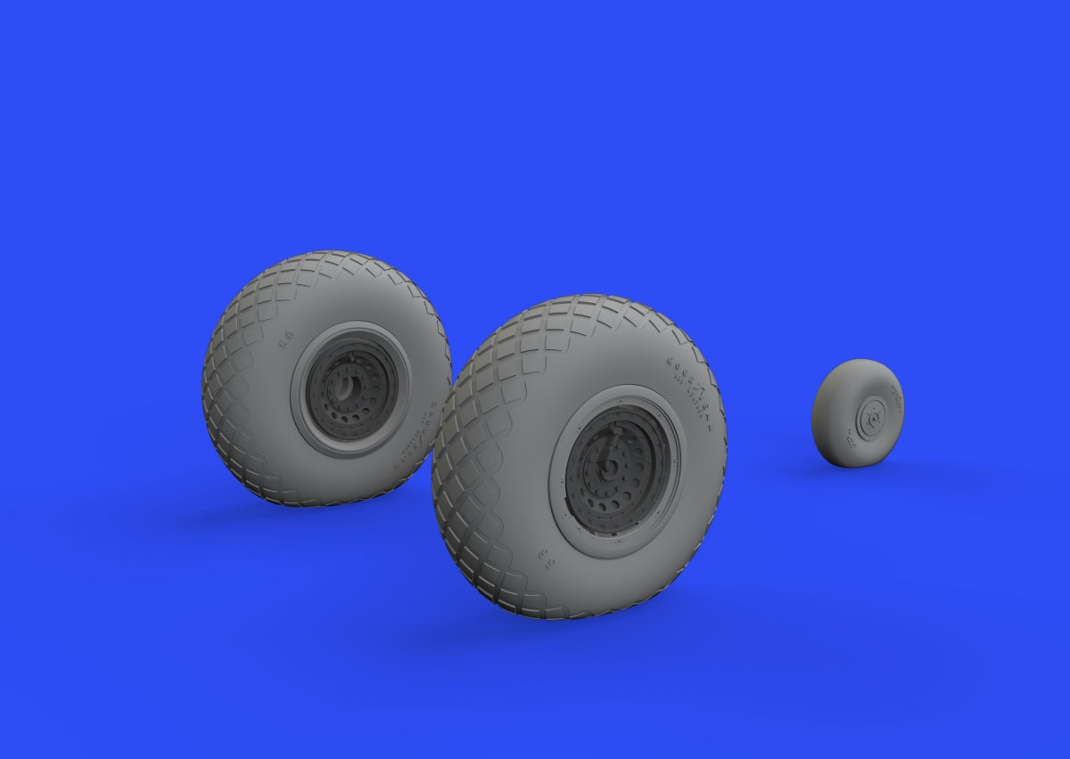 Roues Eduard 6481020 B-17F à profil diamant EDUARD 1/48 – Bild 4