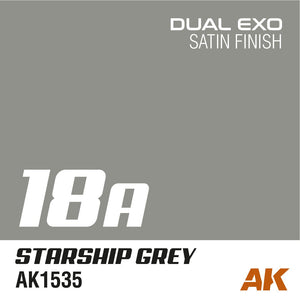 AK Interactive AK1562 DUAL EXO SET 18 – 18A STARSHIP GRAY &amp;amp; 18B NCC GRAY  – image 2