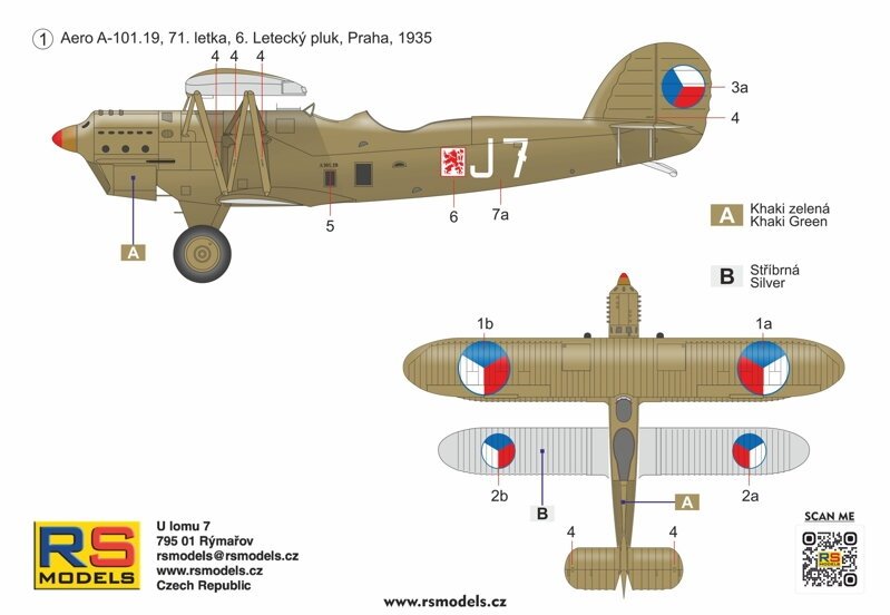 RS Models 94011 Aero A-101 1/72 – imagen 3