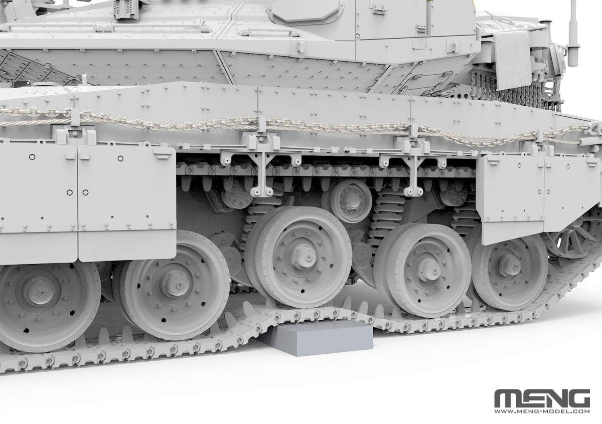 Maquette Meng TS-056 Merkava Mk.4M avec blindage à lames sur le toit, char de combat principal israélien, échelle 1/35 – Bild 5