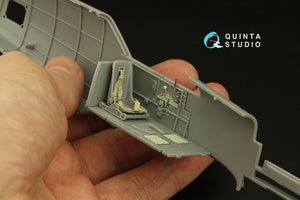 Intérieur coloré imprimé en 3D sur papier décalcomanie Quinta Studio QD32177 Bf 109E3/4 (Trumpeter) 1/32 – immagine 6