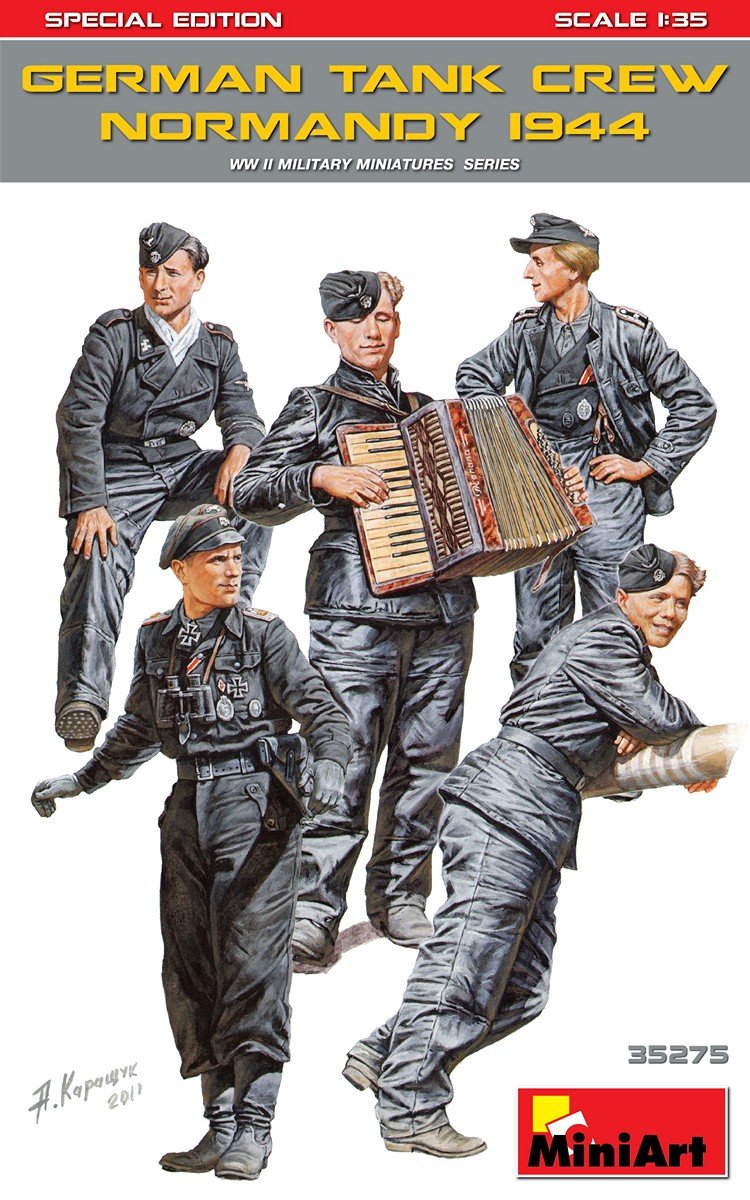 MiniArt 35275 ÉQUIPAGE DE CHAR ALLEMAND (Normandie 1944) ÉDITION SPÉCIALE (1/35)