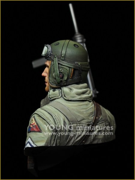 Young Miniatures YM1881 Équipage de char américain Seconde Guerre mondiale HELL ON WHEELS 1/10  – Bild 4