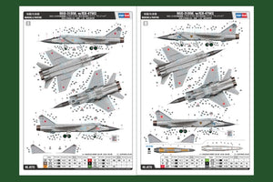 Hobby Boss 81770 MiG-31BM. w/KH-47M2 1/48 – zdjęcie 3