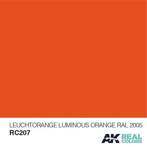 AK Interactive RC207 ORANGE LUMINEUX RAL 2005 10ML – immagine 2
