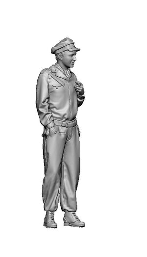 Glowel Miniatures 35058 Membre d&amp;#39;équipage de char allemand, Normandie 1944 (1 figurine, impression 3D) 1/35