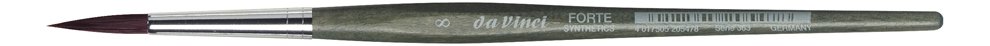 Pinceau rond synthétique FORTE da Vinci 363-3/0, taille 3/0