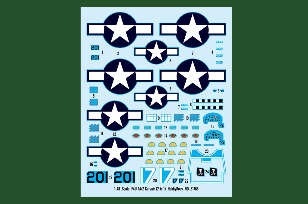 Hobby Boss 81788 F4U-1A/2 Corsair (2 en 1) 1/48 – Bild 5