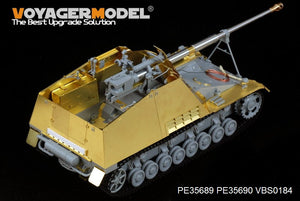 Voyager modèle PE35689 seconde guerre mondiale allemand Sd.Kfz.164 Nashorn pour DRAGON 6387/6165/6166/6314 1/35 – immagine 26