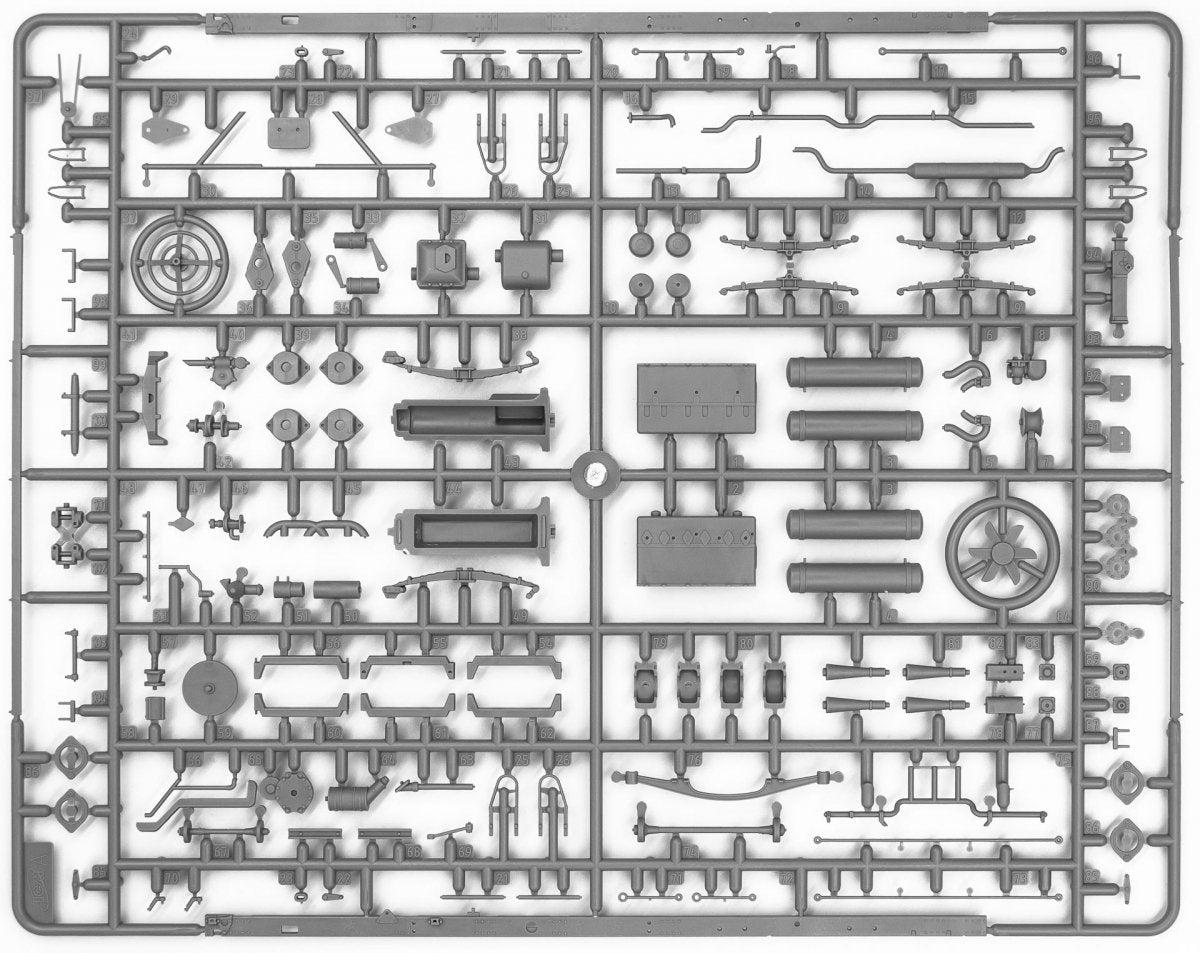 Camions radio ICM DS3509 Wehrmacht (Henschel 33D1 Kfz.72, Krupp L3H163 Kfz.72) 1/35 – imagen 9