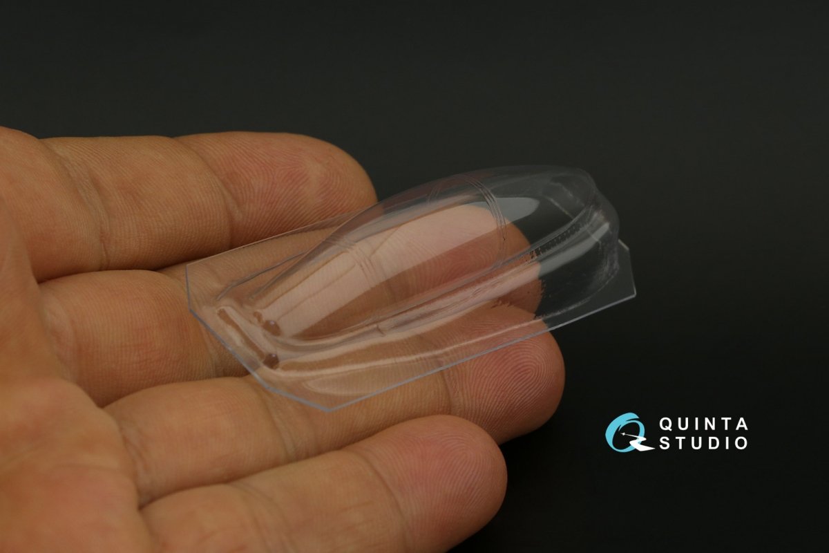 Quinta Studio QC72039 F-15E verrière transparente sous vide (Academy) 1/72  – image 3