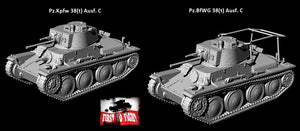 First to Fight First To Fight PL091 Niemiecki lekki czołg Pzkpfw 38(t) Ausf. C / Panzerbefehlswagen (Pzbfwg) 38(t) 1/72 – zdjęcie 4