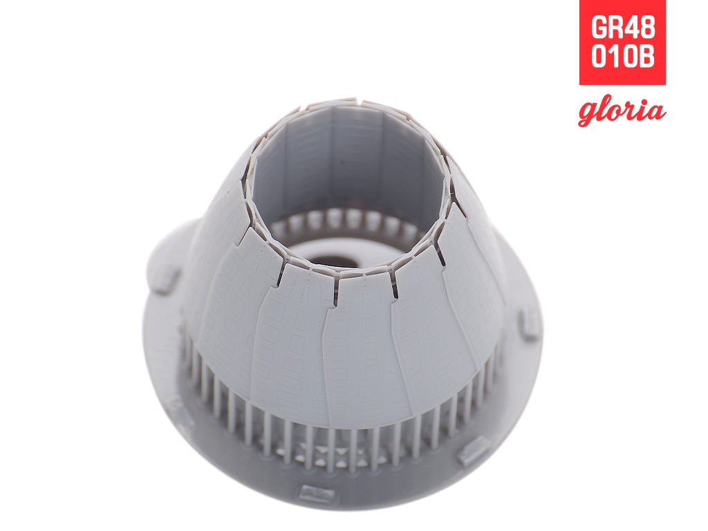 Gloria GR48012B F-16CJ F110-GE Tuyère d&amp;#39;échappement et postcombustion FERMÉES TAMIYA 1/48 – Bild 5