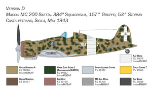Italeri 2767 Macchi C.200 Série XXI-XXIII 1/48 – immagine 7
