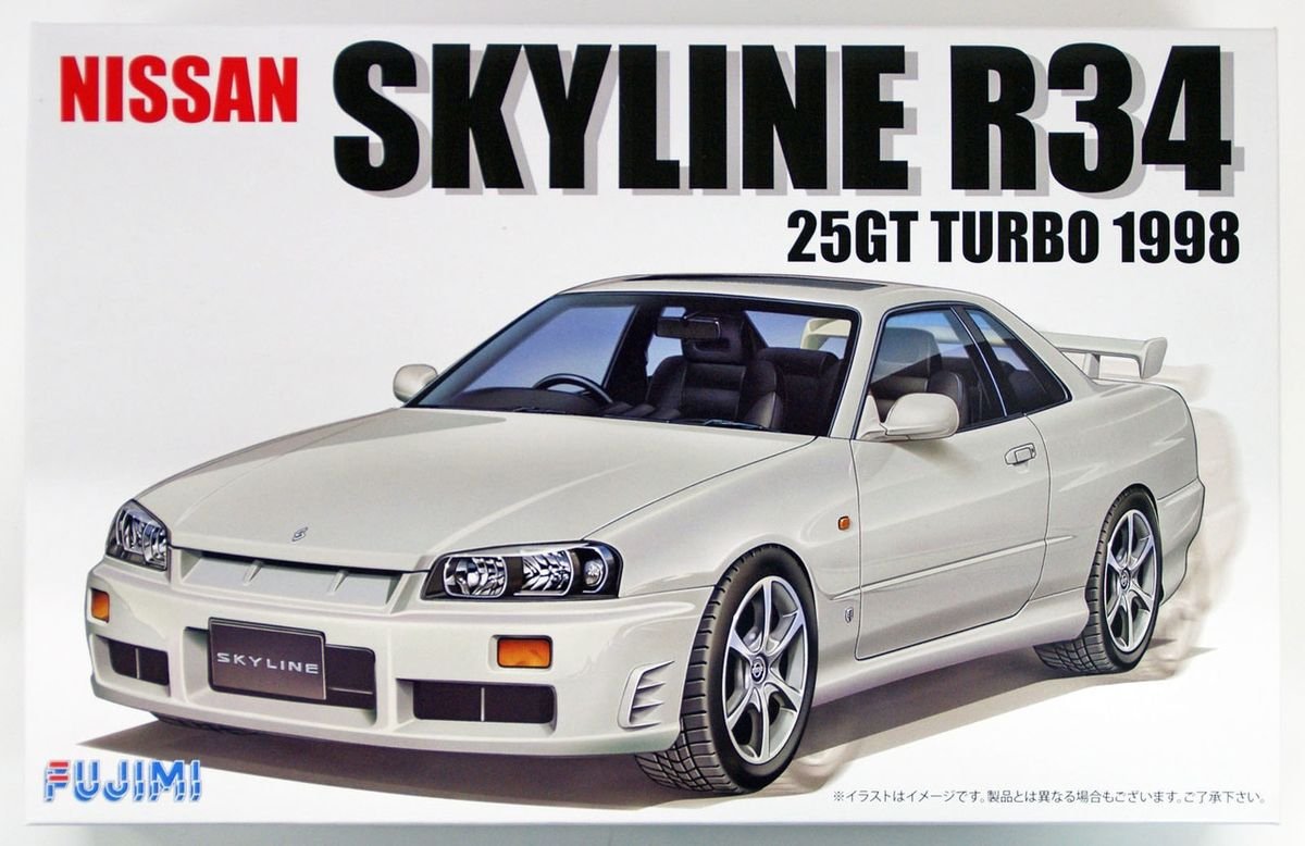 Fujimi-Nissan Skyline R34 25GT, 039671, 1/24