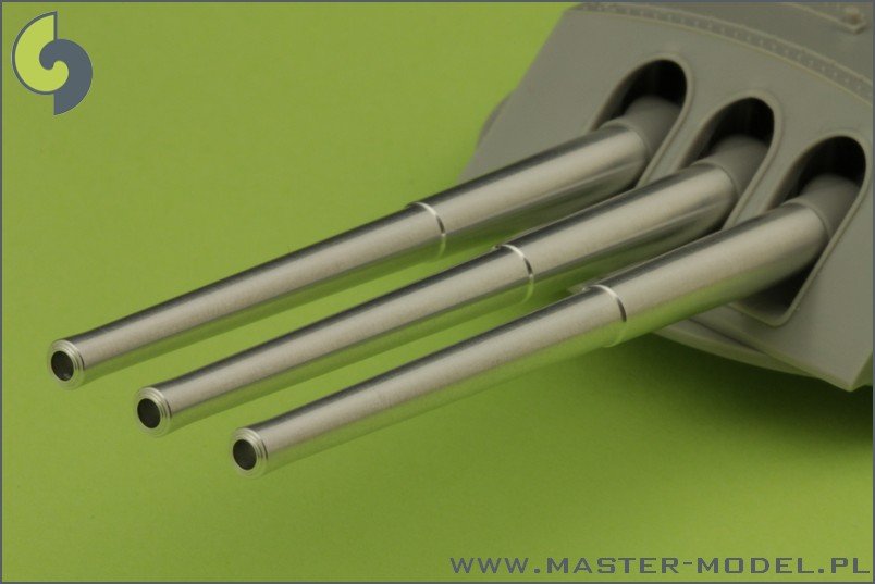 Master SM-200-001 USS Arizona BB-39 (1941) - main gun barrels - 14in/45 (356mm) (12pcs) – zdjęcie 2