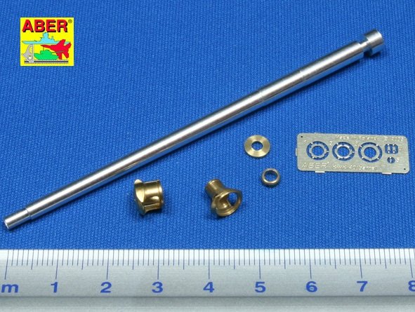 Aber 35L-046 German 75 mm Barrel for Kwk 40 L/48 with early model muzzle brake for Pz.Kpfw. IV Ausf.G late - Ausf.H 1/35 – zdjęcie 2