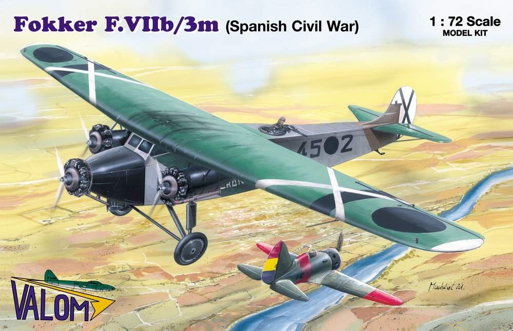 Valom 72054 Fokker F.VIIb/3m 1/72