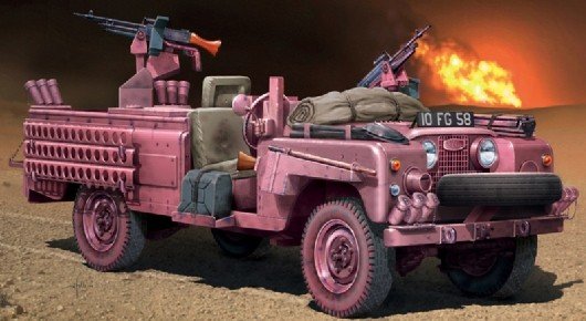 Italeri 6501 Land Rover SAS Pink Panther (1/35) 