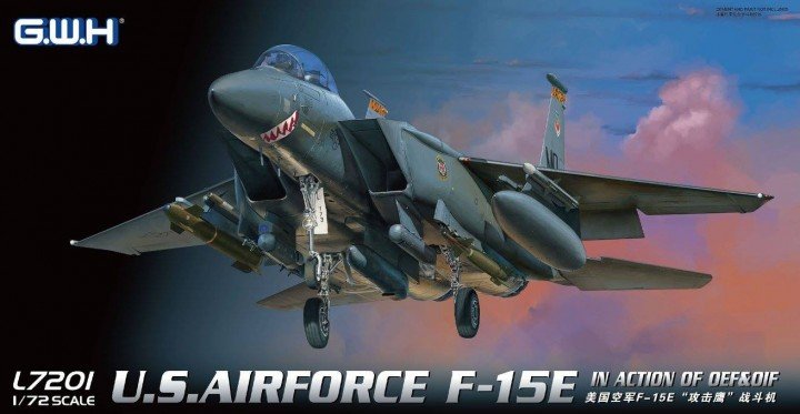 Maquette Great Wall Hobby L7201 F-15E de l&amp;#39;US Air Force au 1/72