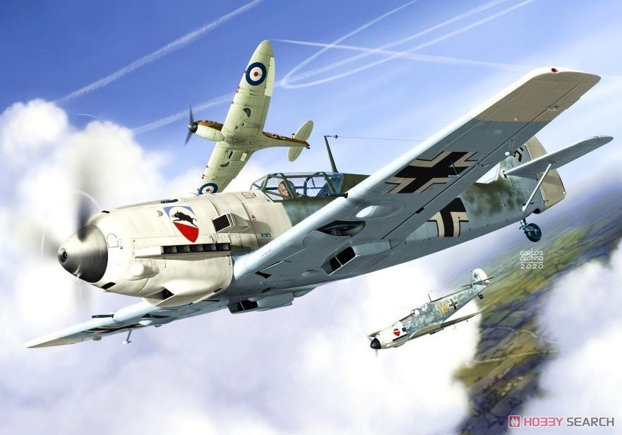 Maquette AZ7658 Messerschmitt Bf 109 E-3 Bataille d&amp;#39;Angleterre 1/72 – Bild 2