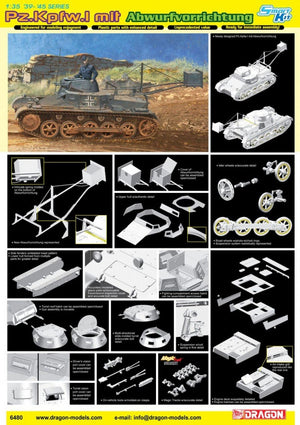 Dragon 6480 Pz.Kpfw.I avec Abwurfvorrichtung (1/35) – image 2