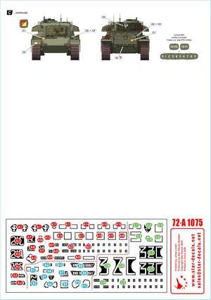Star Decals 72-A1075 Australie au Vietnam n° 1. Centurion Mk 5 australien. Échelle 1/72 – immagine 2