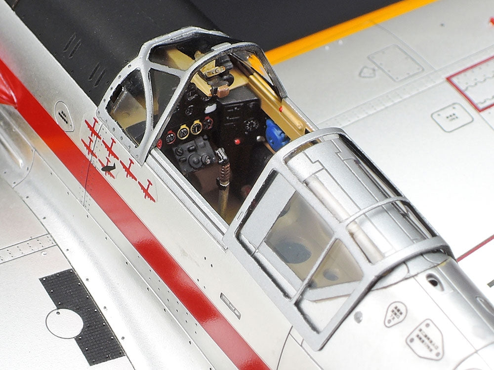 Tamiya 25424 Kawasaki Ki-61-Id Hien (Tony) Silver Color Plated (w/Camo Decals) 1/48 – zdjęcie 9