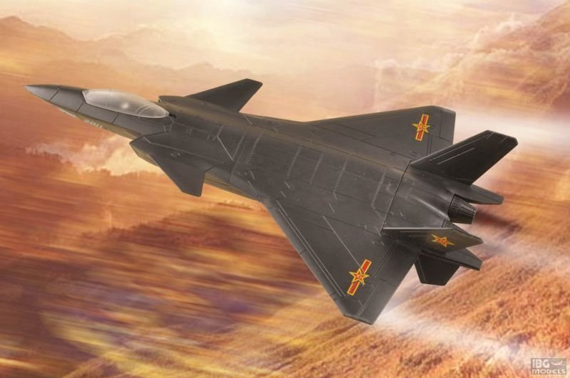 Hobby Boss 81902 200 mm J-20 Mighty Dragon chinois