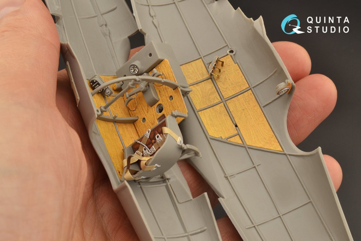 Quinta Studio QD32112 Pfalz D.III Intérieur imprimé et coloré en 3D sur papier décalque (Roden) 1/32 – immagine 11
