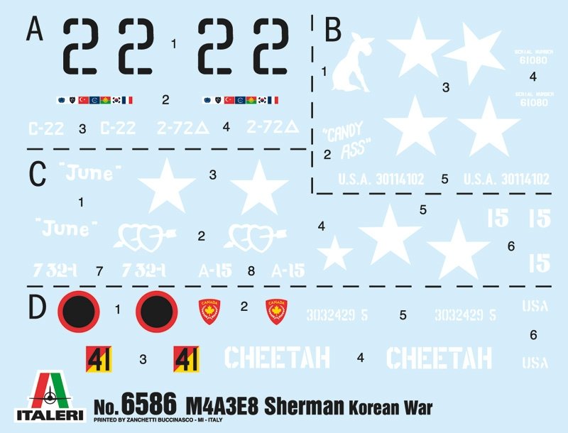 Italeri 6586 Sherman M4A3E8 - Guerre de Corée 1/35 – image 3