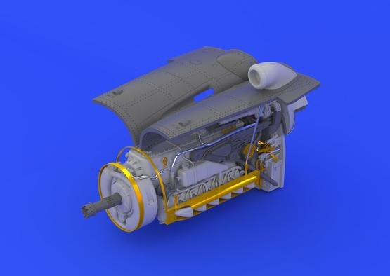 Eduard 648250 Bf 109G-6 moteur et canons de fuselage 1/48 EDUARD – Bild 3