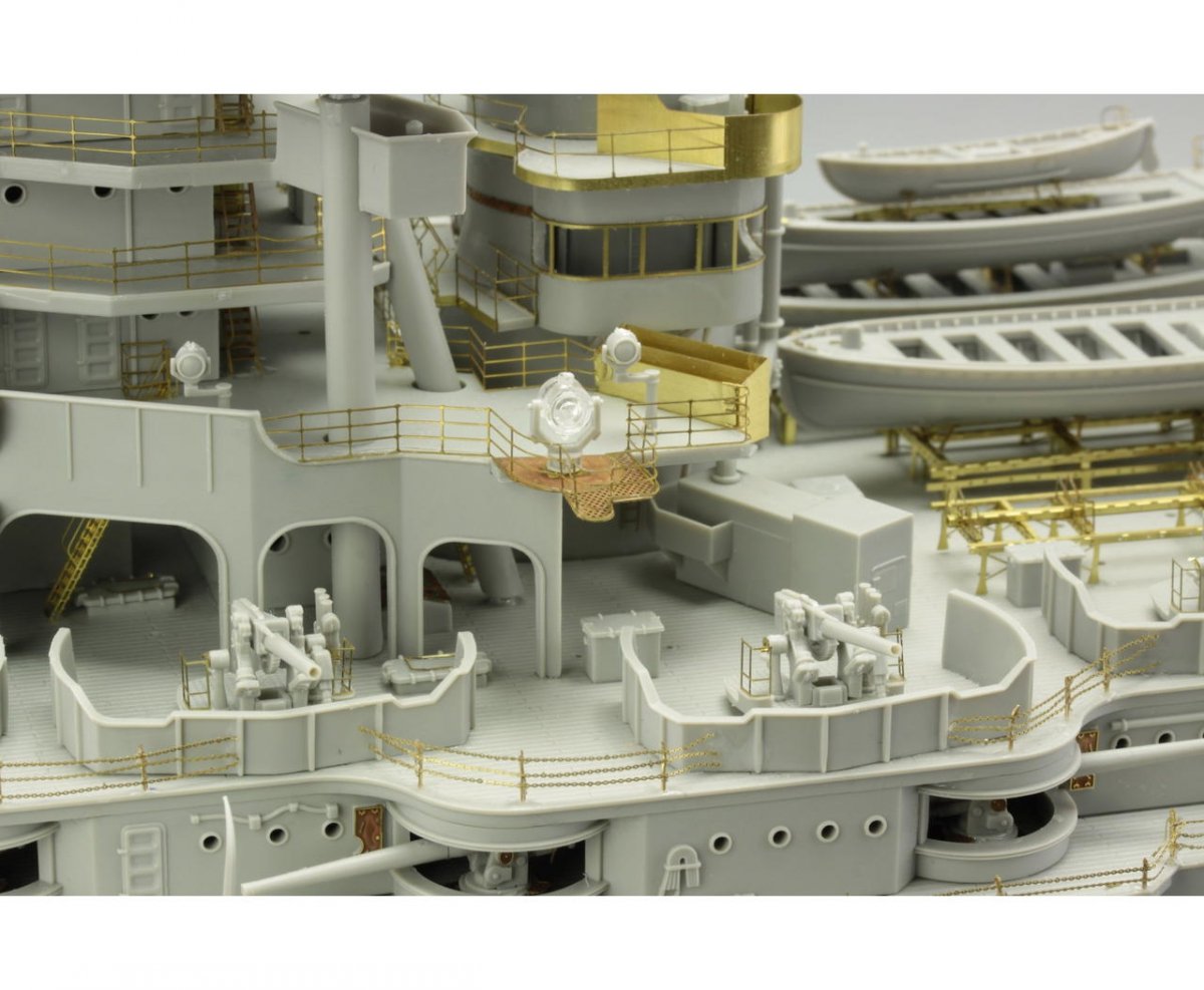 Eduard 53111 USS Arizona partie 5 - rambardes TRUMPETER 1/200 – image 7