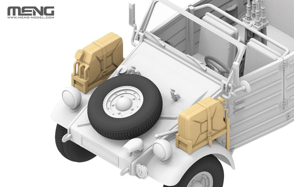 Maquette Meng VS-015 Type 82 Kübelwagen allemand Pkw.K1 (Afrique du Nord) 1/35 – imagen 13
