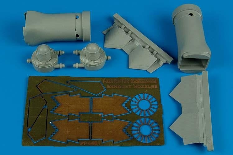 Buses d'échappement Aires 4481 F/A-22 Raptor - fermées 1/48 Hasegawa
