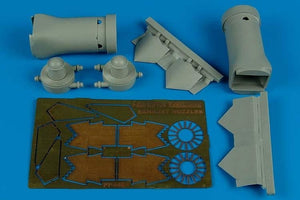 Buses d&amp;#39;échappement Aires 4481 F/A-22 Raptor - fermées 1/48 Hasegawa