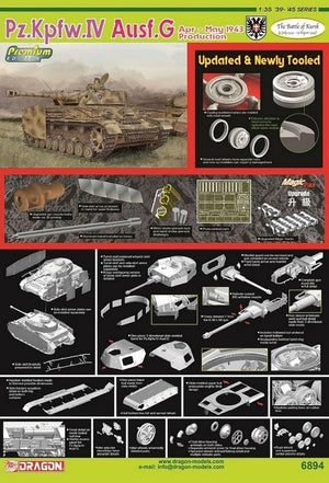 Dragon 6894 Pz.Kpfw. IV Ausf. G Avril - Mai 1943 Production 1/35