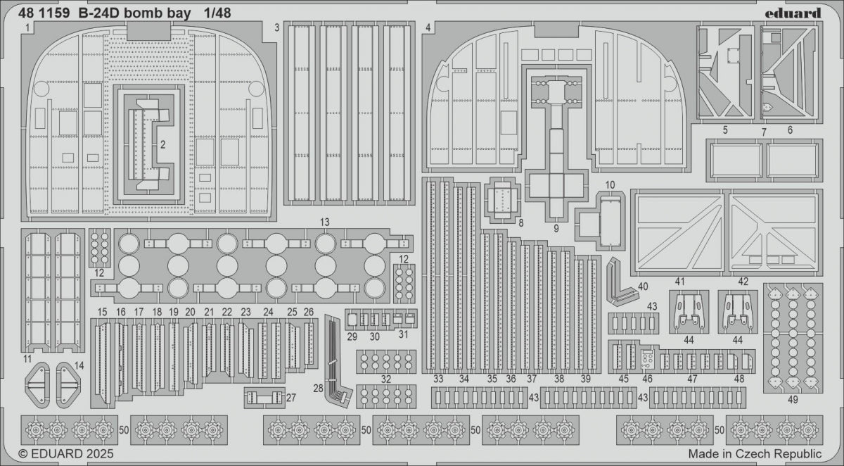Eduard 481159 Baie à bombes B-24D HOBBY BOSS 1/48
