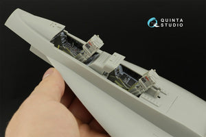 Intérieur imprimé en 3D et coloré sur papier décalcomanie pour F/A-18F (Trumpeter) de Quinta Studio QD32123, échelle 1/32 – Bild 13