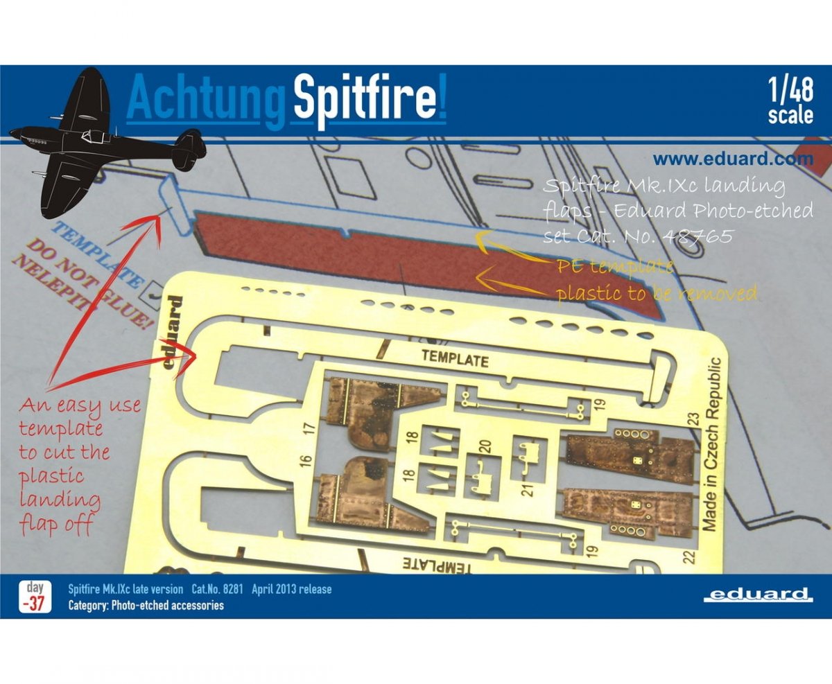 Eduard SIN64809 SPITFIRE Mk. IX ADVANCED 1/48 (Eduard) – Bild 23