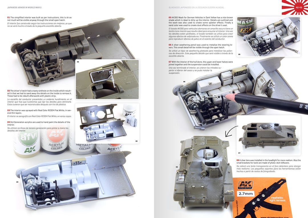 AK Interactive AK549 BLINDAGE JAPONAIS PENDANT LA SECONDE GUERRE MONDIALE – immagine 3