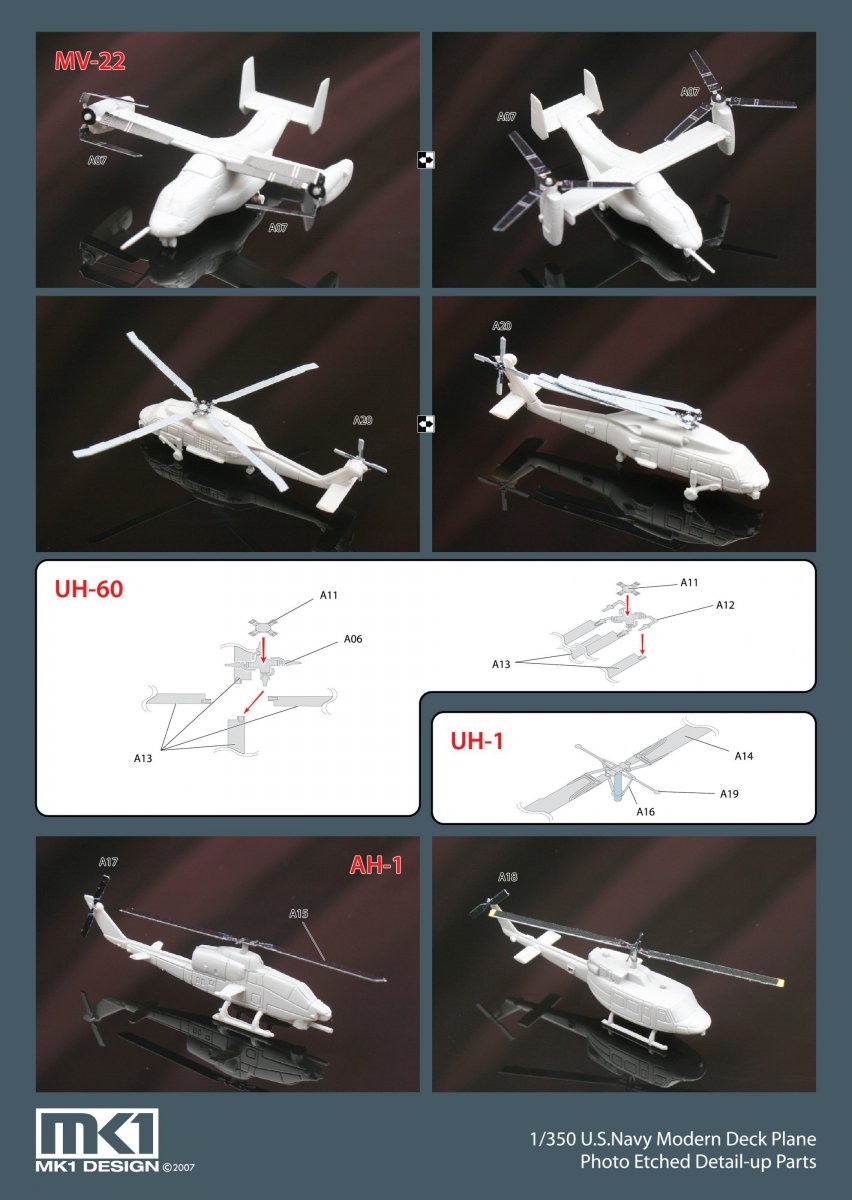 MK1 Design MS-35040 Maquette détaillée d&amp;#39;avion de pont 1/350 – imagen 4