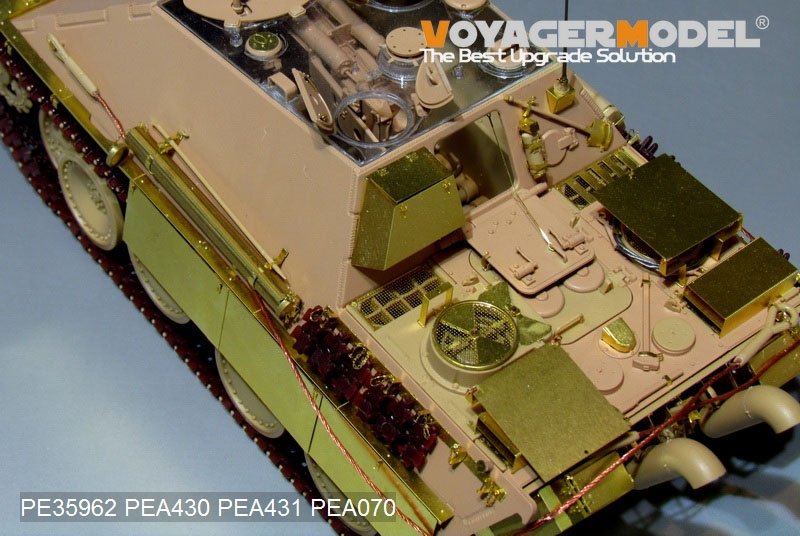 Kit de mise à niveau de base Voyager Model PE35962 Jagdpanther G2 de la Seconde Guerre mondiale pour RMF 5012 au 1/35 – immagine 13